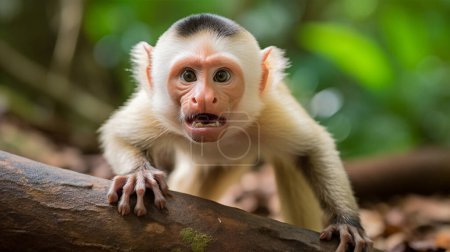 Cebus imitador Capuchino mono lindo panamericano