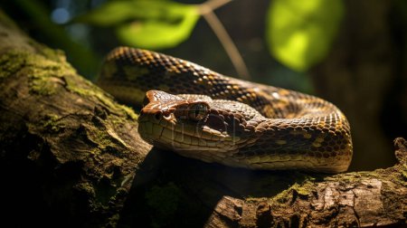 Boa constrictor snake in the wild nature