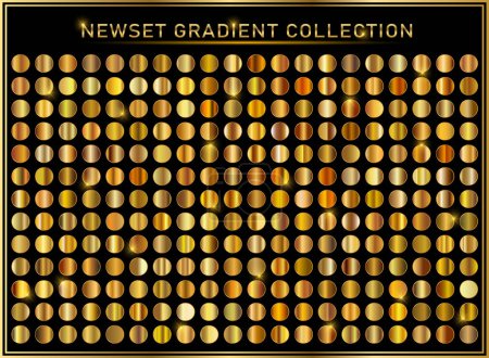Foto de Colección Golden Big Set de gradientes, fondo de cubierta moderna simple de lujo. - Imagen libre de derechos