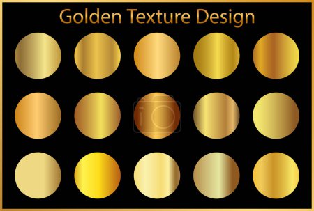 Foto de Fondo de oro textura vector icono patrón sin costura. - Imagen libre de derechos
