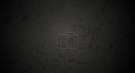 Illustration for Panoramic black metal background and texture. Vector illustration. - Royalty Free Image