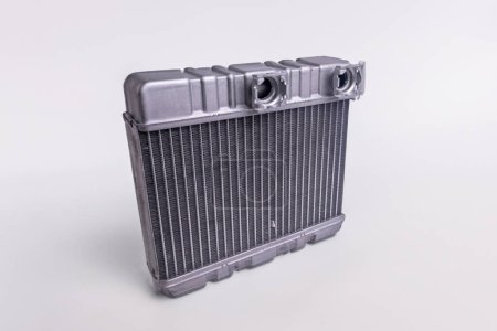 Foto de El radiador del calentador interior del coche. Repuestos de automóviles - Imagen libre de derechos