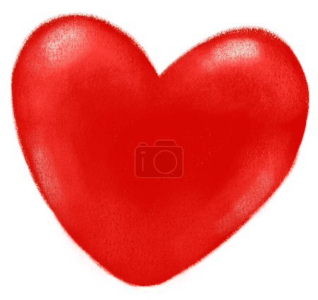 Photo for Valentine's day hand drawing doodle heart shape and effect elements illustration art - Royalty Free Image