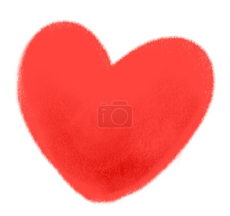 Foto de San Valentín mano dibujo garabato corazón forma y efecto elementos ilustración arte - Imagen libre de derechos