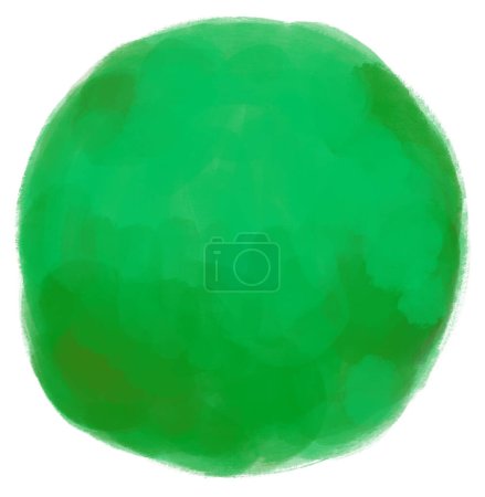 Téléchargez les photos : Aquarelle peinture humide couleur mélange bulle cercle sphère pinceau texture illustration art fond - en image libre de droit