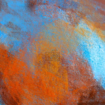 Photo for Texture artistic chalk background hand drawing colorful grung desugn element illustration - Royalty Free Image