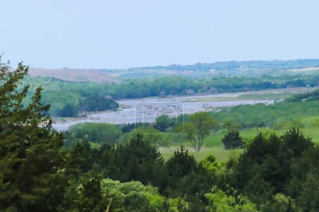 Foto de Río Niobrara Río Missouri cerca de Lynch Nebraska. Foto de alta calidad - Imagen libre de derechos