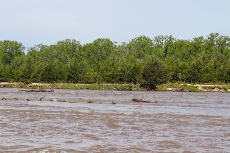 Foto de Río Niobrara Río Missouri cerca de Lynch Nebraska. Foto de alta calidad - Imagen libre de derechos