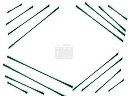 Photo for Green and black lines across white background wallpaper . High quality illustration - Royalty Free Image