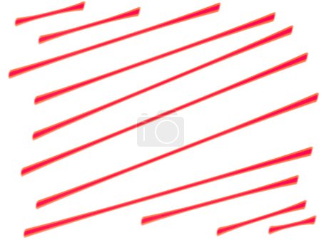 Orange und rote Linien über weiße Hintergrundtapeten. Hochwertige Illustration