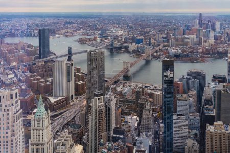 Téléchargez les photos : Manhattan Midtown Skyline avec gratte-ciel. New York, États-Unis - en image libre de droit