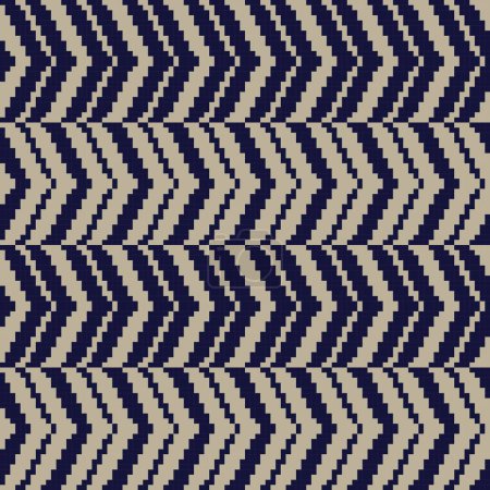 Chevron Fair isle design de motif sans couture pour tricot, textile de mode, graphiques