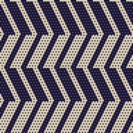 Chevron fair isle seamless pattern design for knitwear, fashion textile, graphics