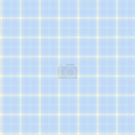 Illustration for Pastel Minimal Plaid textured seamless pattern for fashion textiles and graphics - Royalty Free Image