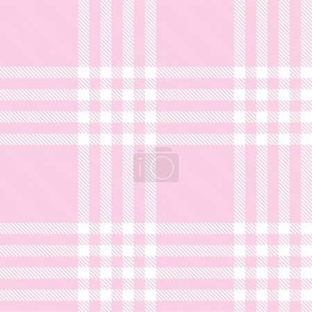 Illustration for Pastel Minimal Plaid textured seamless pattern for fashion textiles and graphics - Royalty Free Image