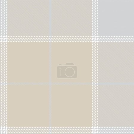 Illustration for Brown Minimal Plaid textured seamless pattern for fashion textiles and graphics - Royalty Free Image
