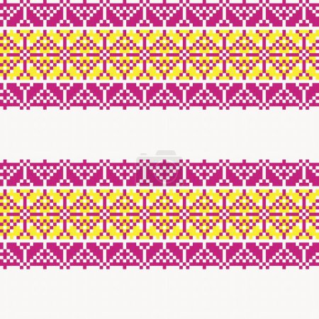 Téléchargez les illustrations : Motif coloré Argyle Fair Isle design sans couture pour tricot, textile de mode, graphiques - en licence libre de droit