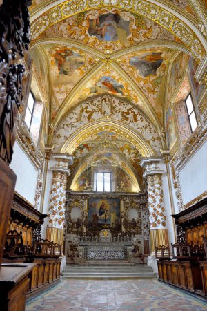 Photo for Interior of the Certosa di San Lorenzo 29 September 2022 Padula Italy - Royalty Free Image