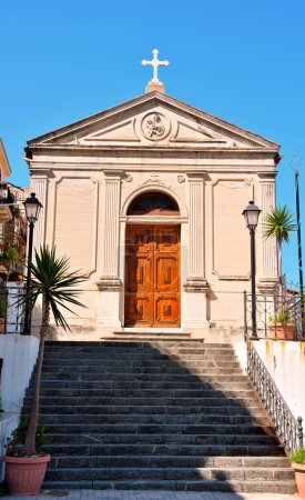 Téléchargez les photos : Church of Santa Maria of porto salvo scilla Italy - en image libre de droit