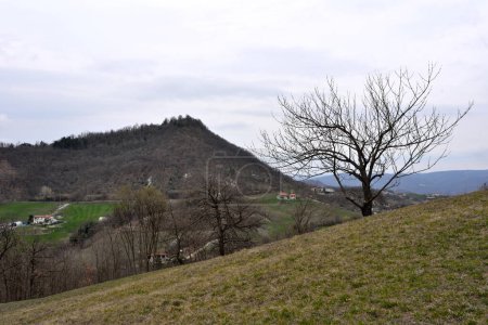 Photo for Hilly panorama in millesimo Savona Italy - Royalty Free Image