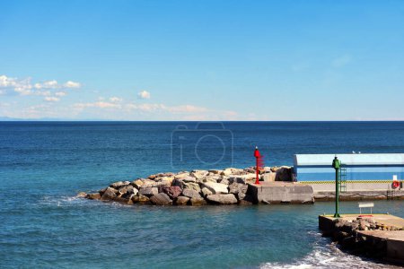 Photo for Small port in Celle Ligure Liguria Italy - Royalty Free Image
