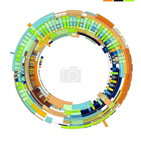 Téléchargez les photos : Fond abstrait coloré cercles. - en image libre de droit