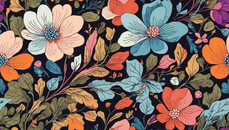 Illustration for Pattern, traditional, vector, background, design, illustration, decoration, ornament, abstract, art, texture, seamless, vintage, wallpaper, element, graphic, retro, decorative, symbol, decor, textile, holiday, floral, ornate, style, - Royalty Free Image