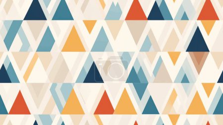 Illustration for Abstract colorful geometric seamless pattern - Royalty Free Image