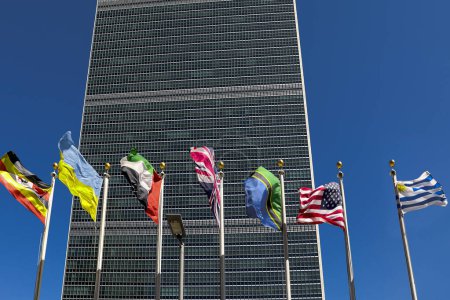  Hauptquartier der Vereinten Nationen in New York City, USA