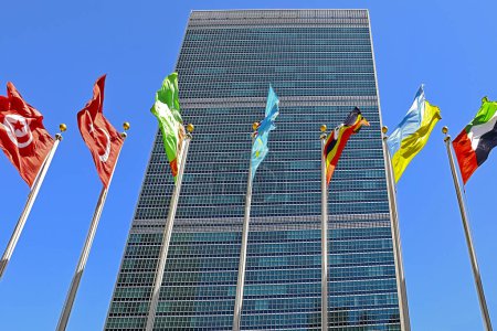 Hauptquartier der Vereinten Nationen in New York City, USA