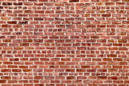 Téléchargez les photos : Le fond du vieux mur de briques rouges - en image libre de droit