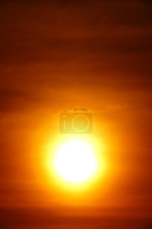 Photo for Sunset sky orange sky orange cloud outdoor summer nature - Royalty Free Image