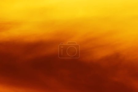 Photo for Blur focus Sunset sky orange sky orange cloud outdoor summer nature wallpeper texture and background - Royalty Free Image