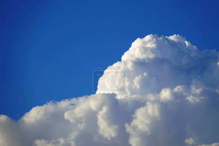 Photo for White clouds on a blue sky  background - Royalty Free Image