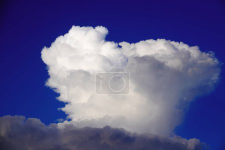 Photo for White clouds on a blue sky  background - Royalty Free Image