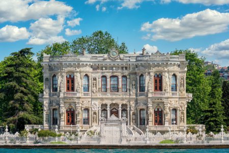Photo for Kucuksu Pavilion seen from the Bosphorus, Istanbul, Turkey - Royalty Free Image