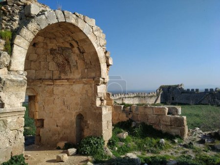 Téléchargez les photos : Ruines du château d'Anavarza, Adana, Turquie - en image libre de droit