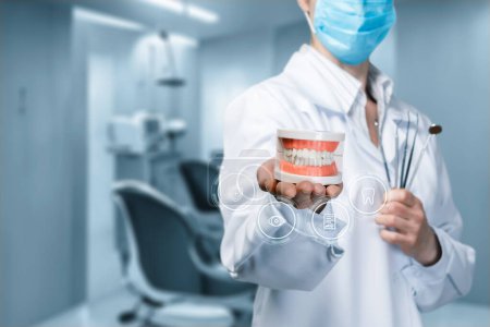 El concepto de prestación de servicios para el tratamiento de los dientes y la cavidad oral.