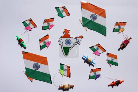 Photo for Happy republic day and happy independence day of India theme - Royalty Free Image