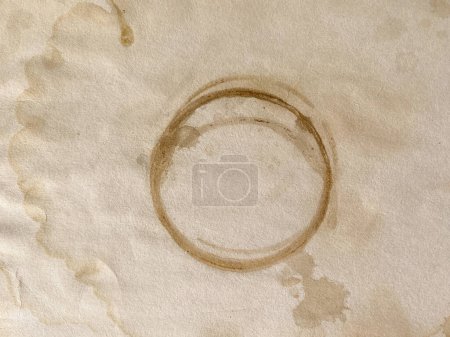 Téléchargez les photos : Fermer texture vieux papier brun avec café teinté et fond avec espace de copie - en image libre de droit