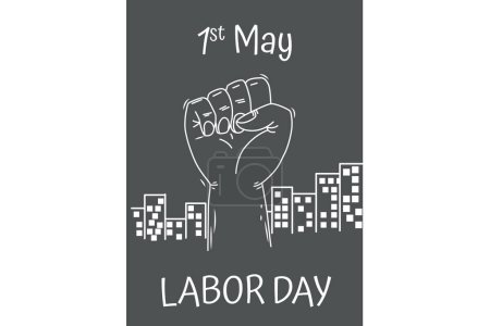 Vector Illustration of International Labor Day.