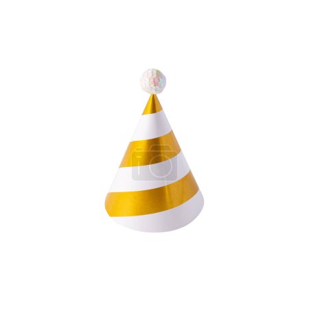 Téléchargez les photos : Chapeau de fête isolé sur fond blanc avec chemin de coupe. - en image libre de droit