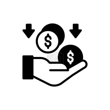 Ilustración de Icono de ingresos en vector. Logotipo - Imagen libre de derechos