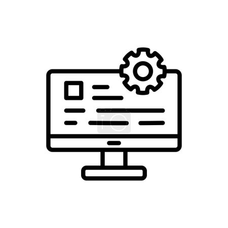 Content Management icon in vector. Logotype