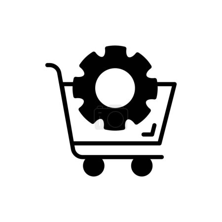 Illustration for E commerce Optimization icon in vector. Logotype - Royalty Free Image