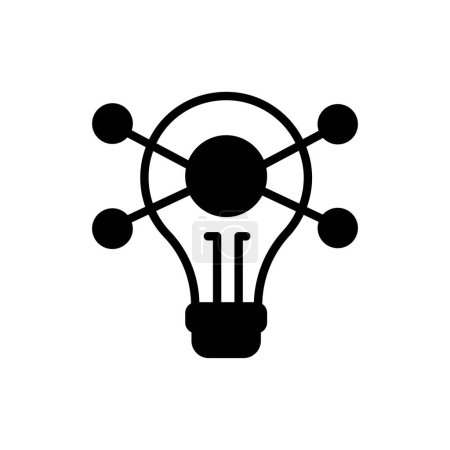 Ilustración de Compartiendo Idea icono en vector. Logotipo - Imagen libre de derechos