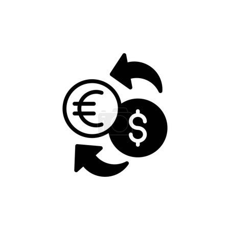 Illustration for Money Exchange icon in vector. Logotype - Royalty Free Image