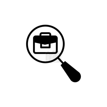 Ilustración de Buscando icono de trabajo en el vector. Logotipo - Imagen libre de derechos