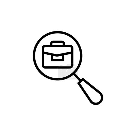 Ilustración de Buscando icono de trabajo en el vector. Logotipo - Imagen libre de derechos