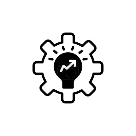 Illustration for Productivity icon in vector. Logotype - Royalty Free Image